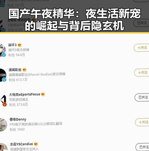 国产午夜精华：夜生活新宠的崛起与背后隐玄机